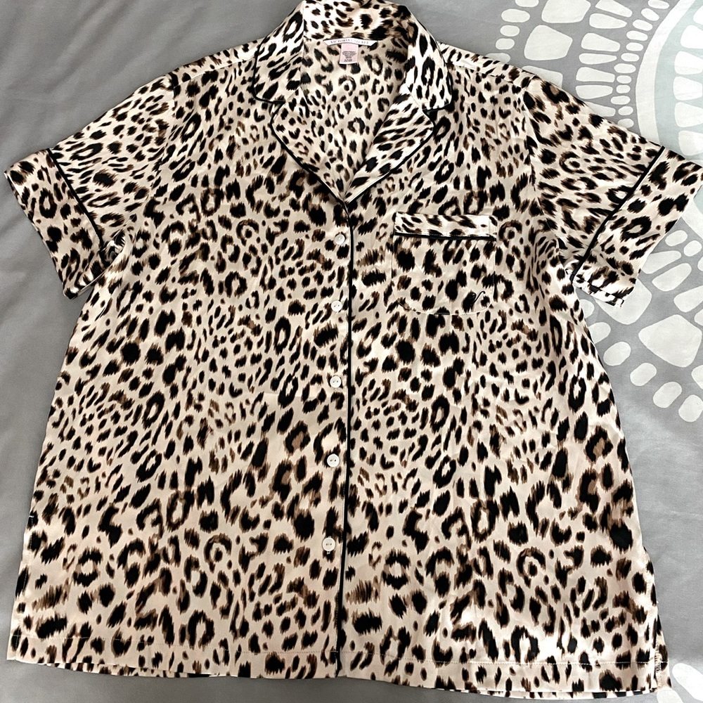 Victoria's Secret Pajama Short Set, Leopard Print